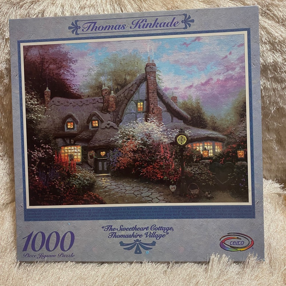 1000 Piece Thomas Kinkade Jigsaw Puzzle 🧩 Great gift!